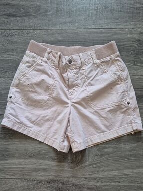 American Eagle Light Pink Women's Cotton Blend Shorts